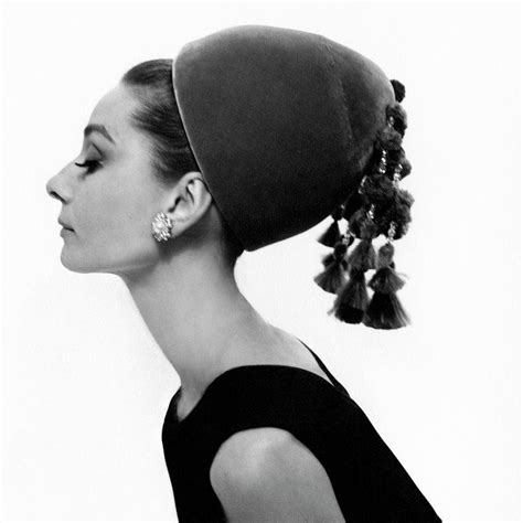 Audrey Hepburn Wearing A Givenchy Hat Poster by Cecil Beaton